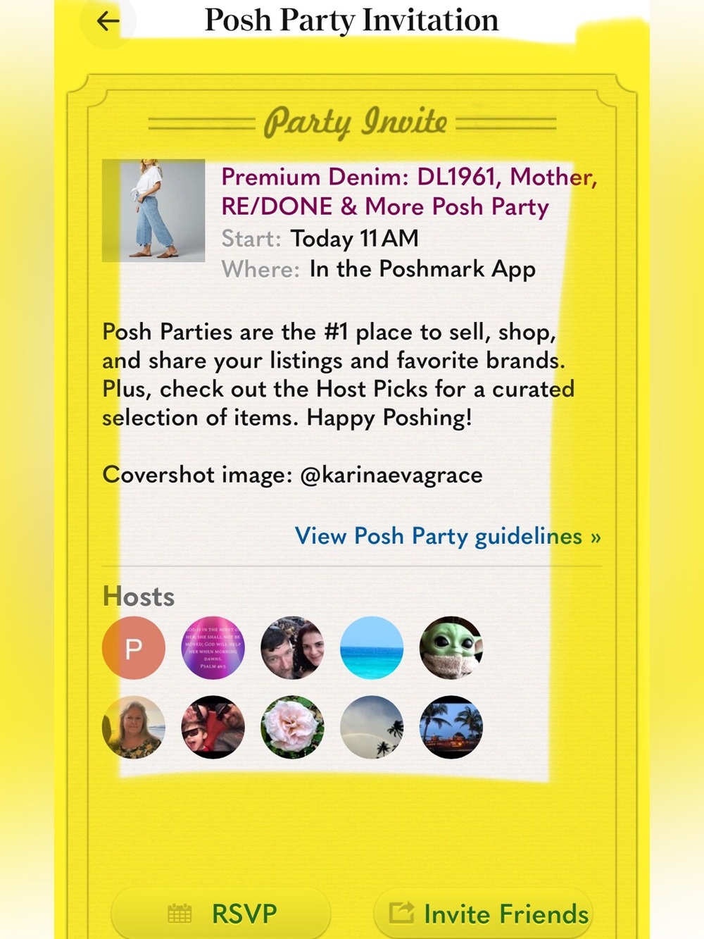 I'M HOSTING A POSHMARK PARTY 🎉